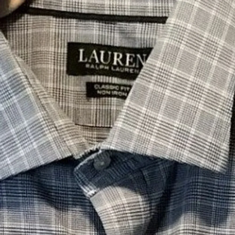 2 Lauren Ralph Lauren Men's XL 17 1/2 34/35  Button Up‎ Dress Shirts